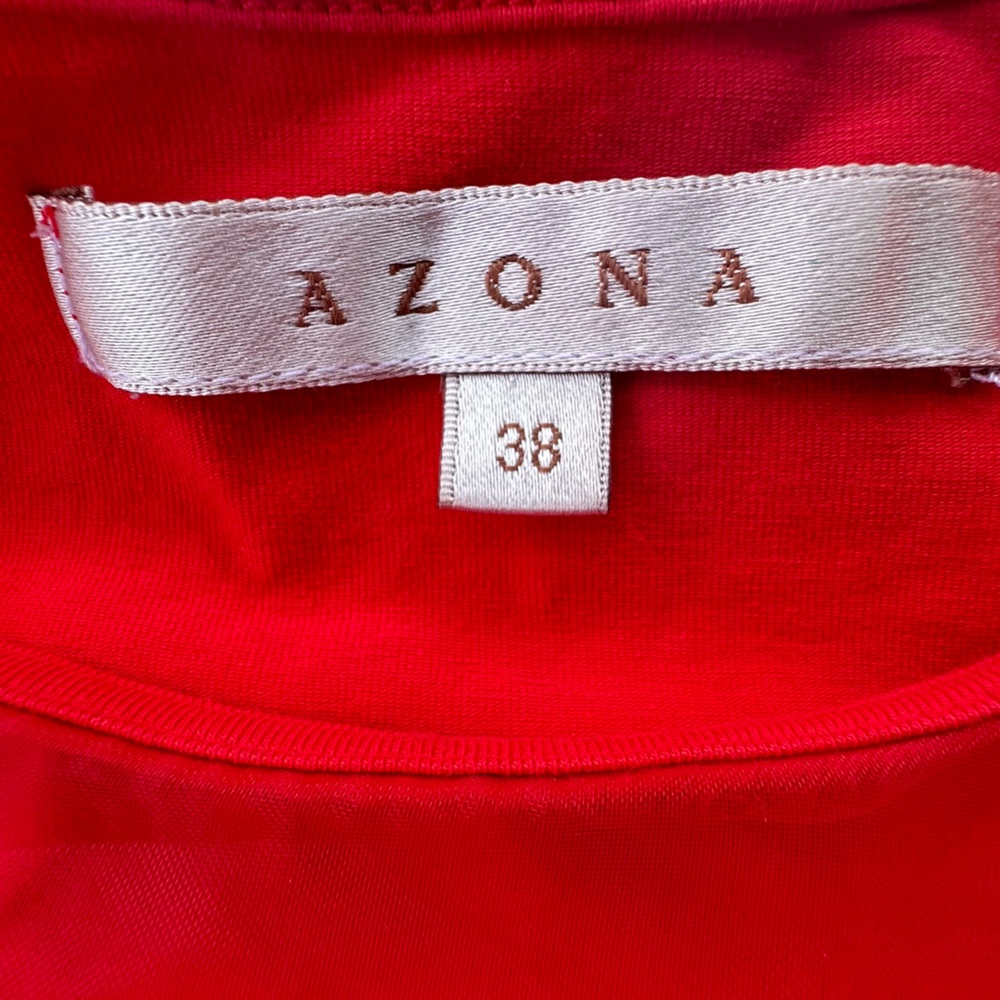 Red Ruffle Sleeve Top - Picture 7 of 7